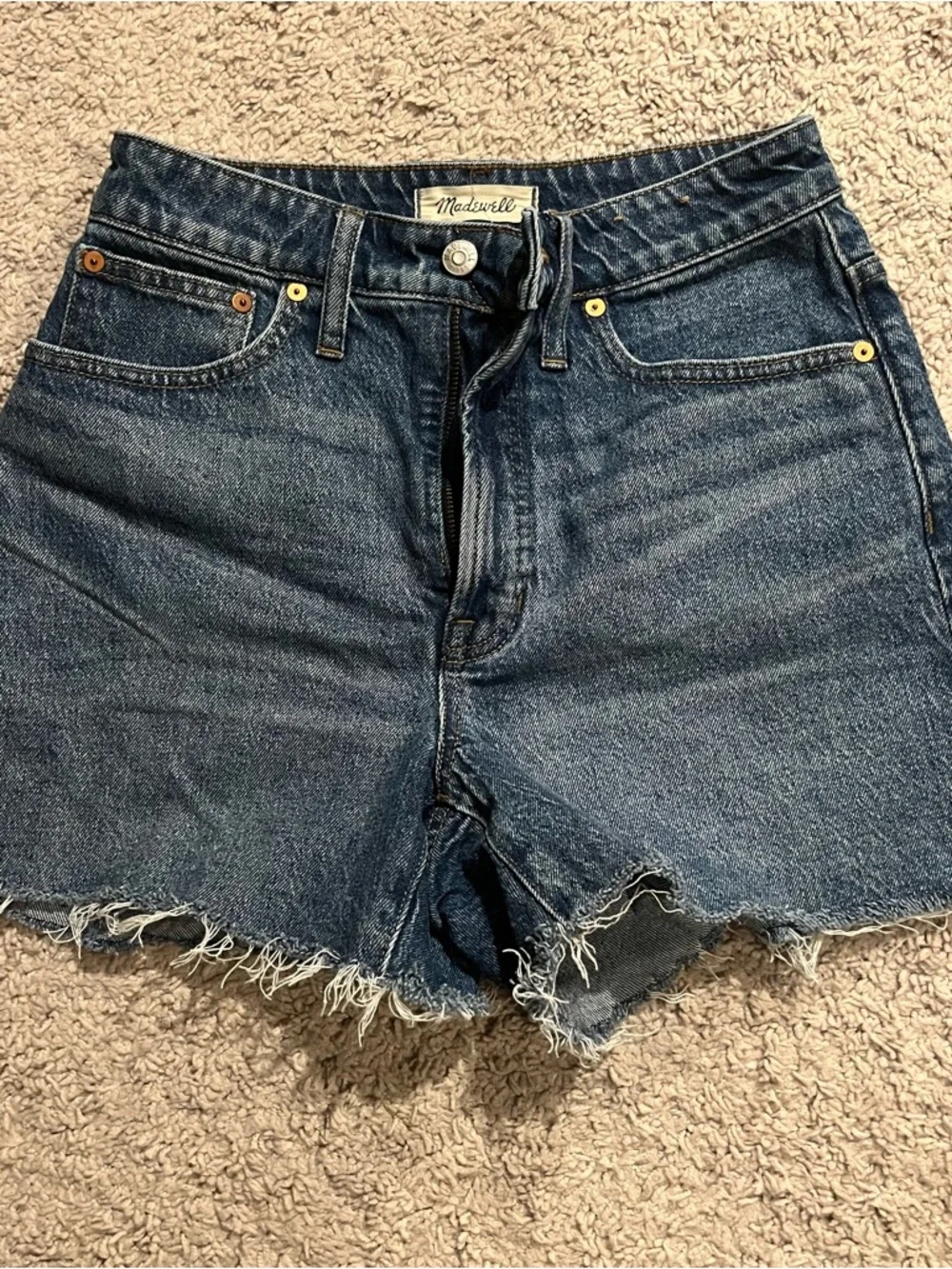 Madewell The Curvy Perfect Vintage Mid-Length Short - Picture 1 of 4